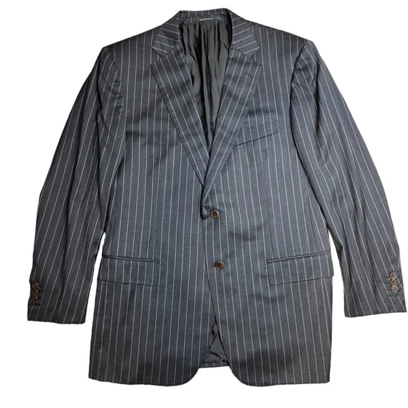 Ermenegildo Zegna Neiman Marcus Blazer. Gray Stripe. 44R
